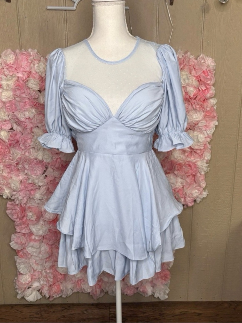 @Balance Light Blue Romper Size L
